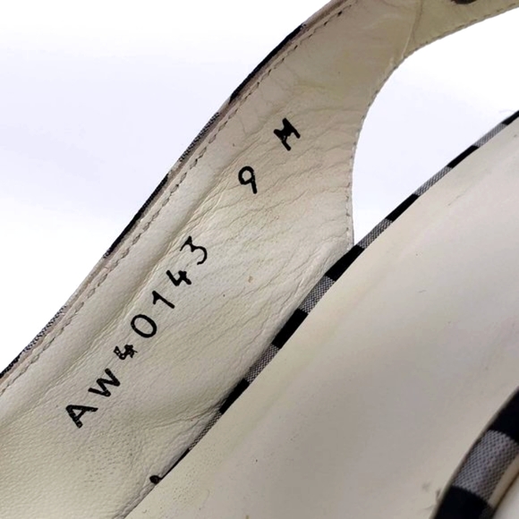 Stuart Weitzman Gingham Espadrille Slingback - Picture 8 of 14